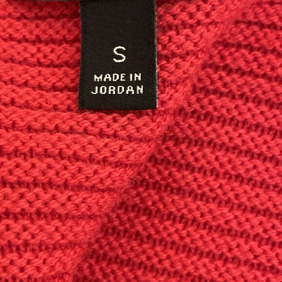 Talbots Tunic Top Sweater Size Small Solid Red Long Sleeve Christmas Holiday - Picture 7 of 10